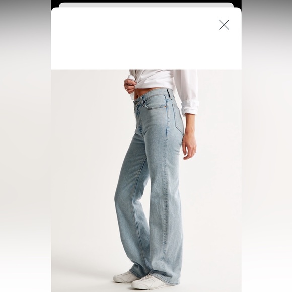 A&F the 90s high rise relaxed jean , size 27 (size 4 regular). NOT NWT - Picture 2 of 15